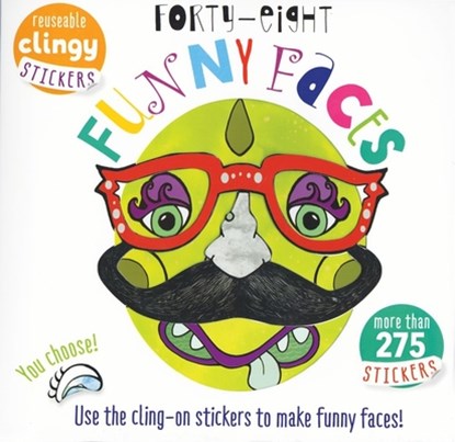 Forty Eight Funny Faces: Use the Cling-On Stickers to Make Funny Faces!, Lisa Mallett - Paperback - 9781438005997