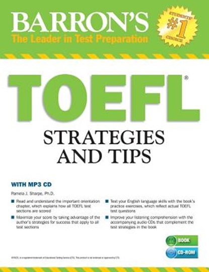 TOEFL Strategies and Tips with MP3 CDs, Pamela J. Sharpe - Paperback - 9781438075662