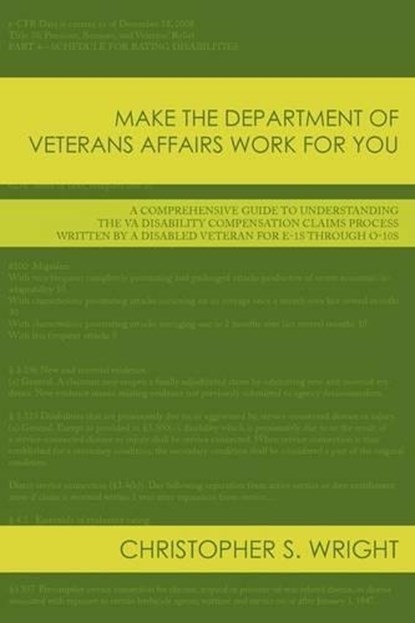 Make the Department of Veterans Affairs Work for You, Christopher S. Wright - Paperback - 9781438974460