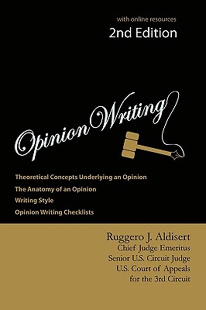 Opinion Writing 2nd Edition, Ruggero J. Aldisert - Gebonden - 9781438982274
