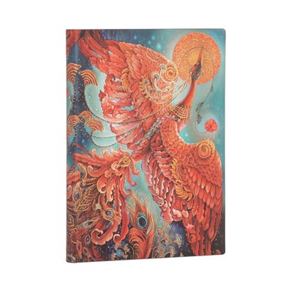 Firebird (Birds of Happiness) Midi Unlined Journal, Paperblanks - Paperback - 9781439782125