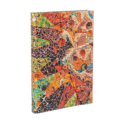 Gaudi’s Sun (Gaudi’s Mosaics) Midi Unlined Hardback Journal (Wrap Closure), Paperblanks - Gebonden - 9781439797952