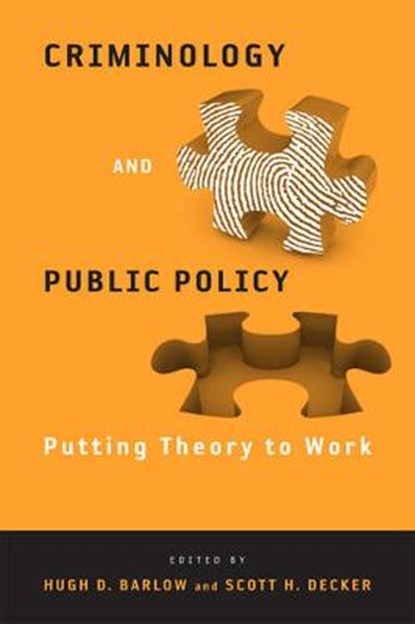 Criminology and Public Policy, BARLOW,  Hugh D. - Gebonden - 9781439900062