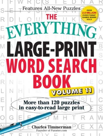 The Everything Large-Print Word Search Book, Volume 11, Charles Timmerman - Paperback - 9781440595950