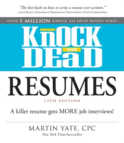 Knock 'em Dead Resumes, niet bekend - Paperback - 9781440596193