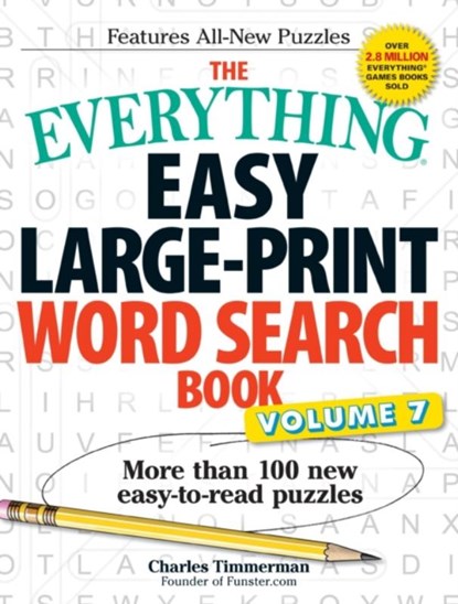 The Everything Easy Large-Print Word Search Book, Volume 7, Charles Timmerman - Paperback - 9781440597800
