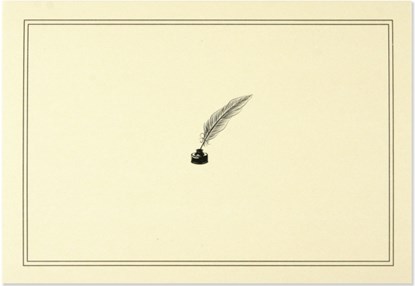 Note Card Quill Pen & Ink, Inc Peter Pauper Press - Losbladig - 9781441308085