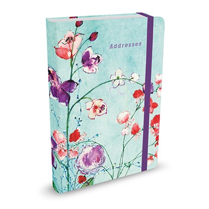 Fuchsia Blooms Address Book, Inc Peter Pauper Press - Gebonden - 9781441315618