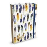 Mid Size Journal Peter Pauper Watercolor Feathers - Comello - 9781441324498