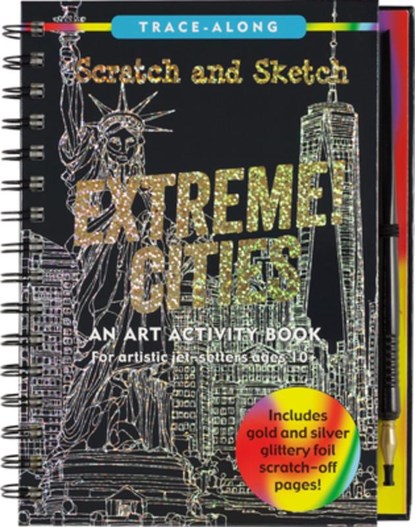 Scratch & Sketch Extreme Cities (Trace Along), Peter Pauper Press Inc - Gebonden - 9781441334107