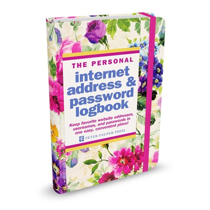Logbook Internet address & Password Peter Pauper Peony Garden, niet bekend - Overig - 9781441336095