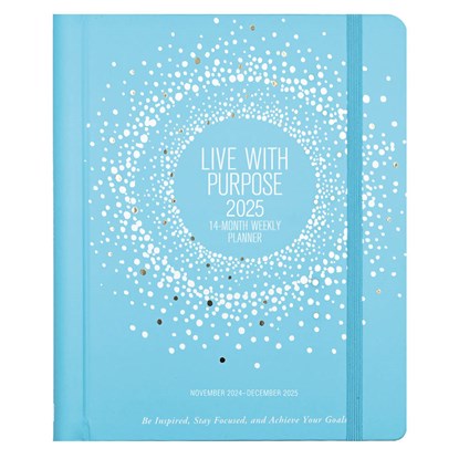 2025 Live with Purpose Planner (14 Months, Nov 2024 to Dec 2025) (Weekly Goal Planner), Peter Pauper Press Inc - Gebonden - 9781441342331