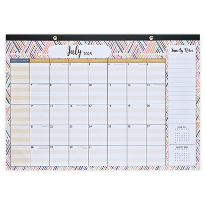 2025 Family Desk Pad and Wall Calendar (11 X 17) - (12-Month Calendar with 145 Bonus Stickers!), Peter Pauper Press Inc - Gebonden - 9781441342379