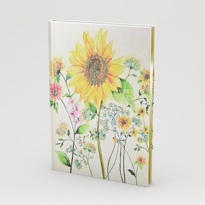 Bookbound Journal Peter Pauper Watercolor Sunflower //, niet bekend - Gebonden - 9781441343093
