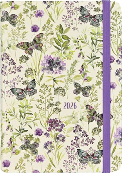 Amethyst Butterflies Compact diary 16-mnds 2026, niet bekend - Gebonden - 9781441344779
