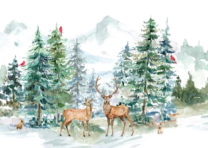 Winter Wonderland Deluxe Boxed Holiday Cards (20 Cards, 21 Self-Sealing Envelopes), niet bekend - Gebonden - 9781441345776