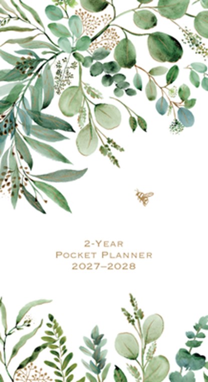 2027-28 Eucalyptus 2-Year Pocket Planner (24-Month Calendar), Peter Pauper Press Inc - Gebonden - 9781441347565