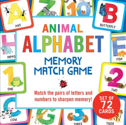 Animal Alphabet Memory Match Game (Set of 72 Cards), Peter Pauper Press Inc - Gebonden - 9781441347619