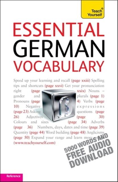 Essential German Vocabulary: Teach Yourself, Lisa Kahlen - Ebook - 9781444130867