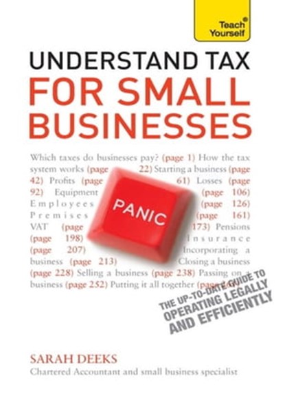 Understand Tax for Small Businesses: Teach Yourself, Sarah Deeks - Ebook - 9781444171303