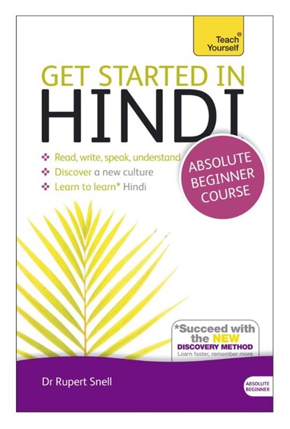 Get Started In Hindi Book, Rupert Snell - Paperback - 9781444174687