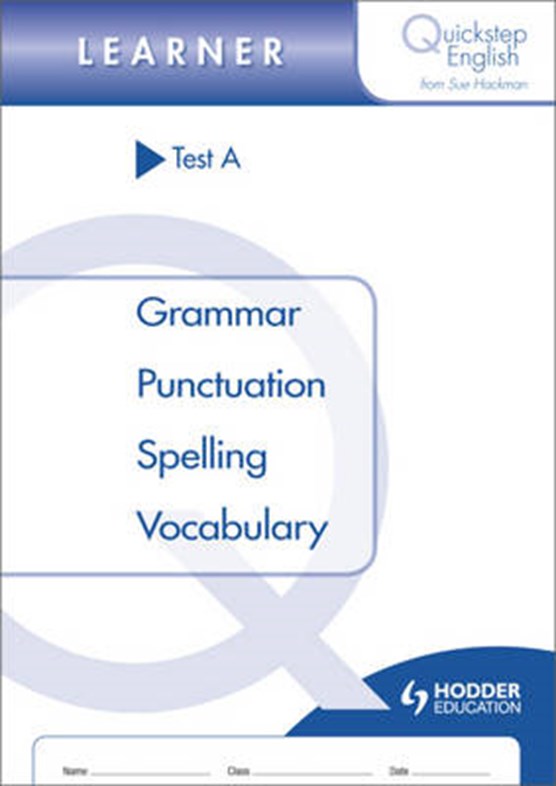 Quickstep English Test A Learner Stage