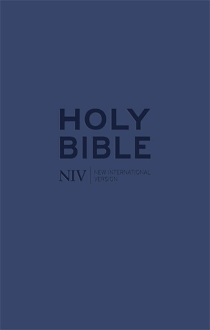 NIV Tiny Navy Soft-tone Bible with Zip, New International Version - Paperback - 9781444794465