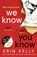 We Know You Know, Erin Kelly - Paperback - 9781444797305