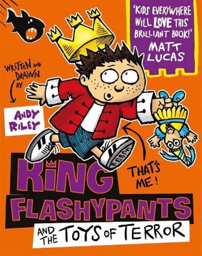 King Flashypants and the Toys of Terror, Andy Riley - Paperback - 9781444929614