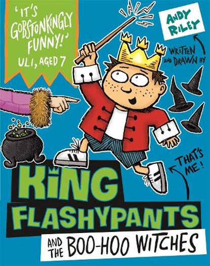 King Flashypants and the Boo-Hoo Witches, Andy Riley - Paperback - 9781444940978