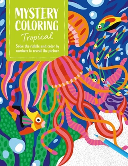 Mystery Coloring Tropical, David & Charles Publishing - Paperback - 9781446317556