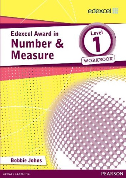 Edexcel Award in Number and Measure Level 1 Workbook, Bobbie Johns - Paperback - 9781446903278