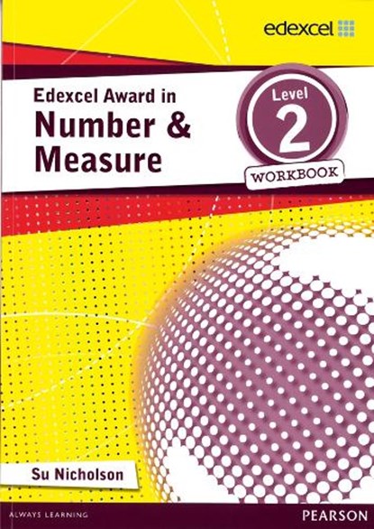 Edexcel Award in Number and Measure Level 2 Workbook, Su Nicholson - Paperback - 9781446903285