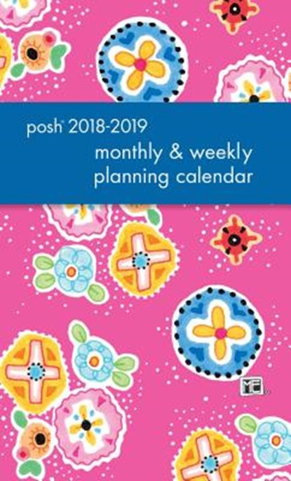 Posh: Pink Patchwork 2018-2019 Monthly/Weekly Planning Calendar, Mary Engelbreit - Overig - 9781449490232