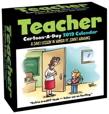 Teacher Cartoon-a-Day 2019 Calendar, Jonny Hawkins - Paperback - 9781449491956