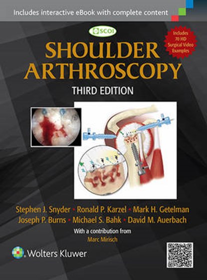 Shoulder Arthroscopy, STEPHEN J. SNYDER ; MICHAEL,  MD Bahk ; Joseph Burns ; Mark H., MD Getelman - Gebonden - 9781451191707