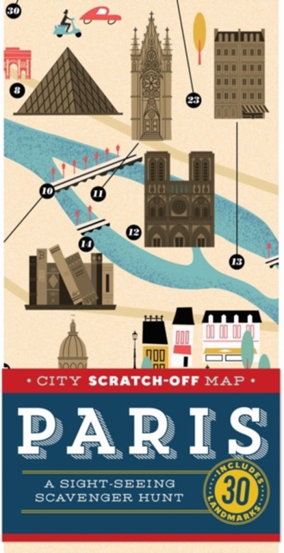 City Scratch-off Map: Paris, Christina Henry de Tessan ; David Haskell - Paperback - 9781452139852