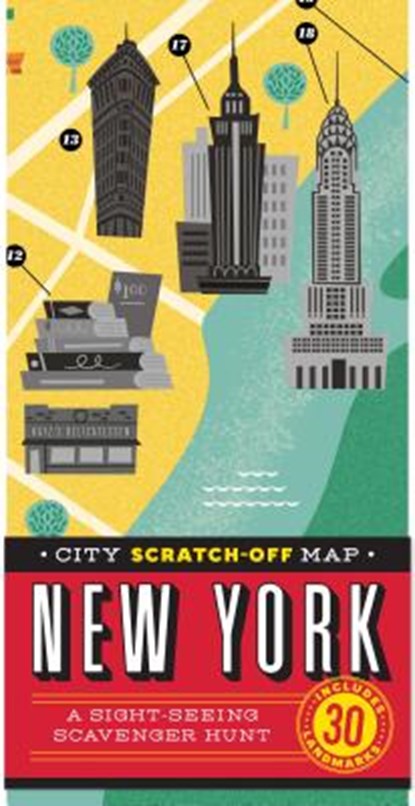 City Scratch-off Map: New York, DE TESSAN,  Christina Henry - Paperback - 9781452139869