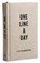 Canvas One Line a Day, Chronicle Books - Gebonden - 9781452174792