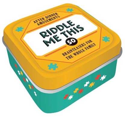 After Dinner Amusements: Riddle Me This: 50 Brainteasers for the Whole Family (Dinner Party Gifts, Games for Adults, Games for Dinner Parties), Chronicle Books - Overig - 9781452178257