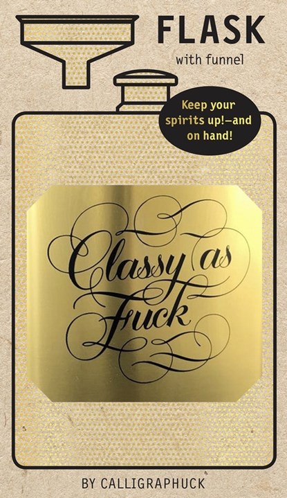 Calligraphuk Classy as fuck flask, Calligraphuck - Paperback - 9781452179544