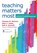 Teaching Matters Most, Thomas M. McCann ; Alan C. Jones ; Gail A. Aronoff - Paperback - 9781452205106