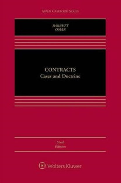 Contracts, BARNETT,  Randy E. - Gebonden - 9781454871033