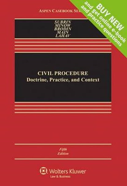 Civil Procedure, SUBRIN,  Stephen N. - Losbladig - 9781454881940