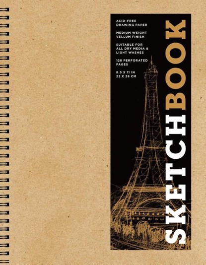 Sketchbook (basic large spiral Kraft), Union Square & Co. - Gebonden - 9781454931478