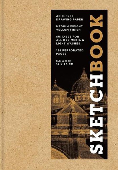 Sketchbook 5.5 x 8" Kraft Hardcover Mixed Media Sketchbook for Drawing, Union Square & Co. - Gebonden - 9781454931508