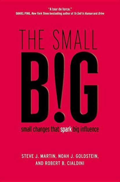 SMALL BIG, Steve J. Martin ; Noah Goldstein ; Robert Cialdini - Gebonden - 9781455584253