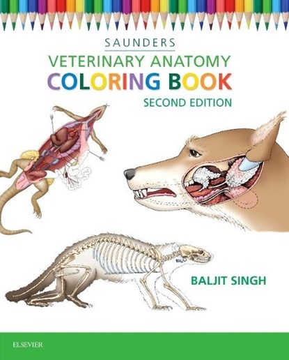 Veterinary Anatomy Coloring Book, Baljit (Vice-President Singh - Paperback - 9781455776849