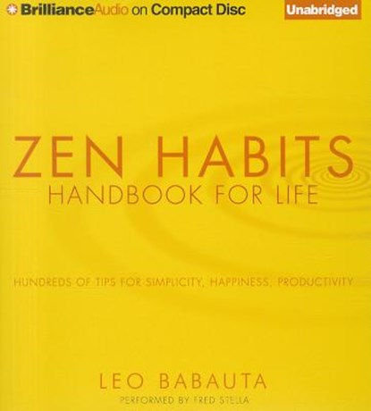 Zen Habits, BABAUTA,  Leo - AVM - 9781455831944