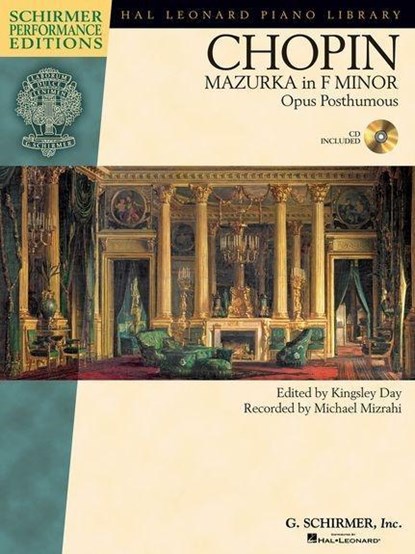Chopin: Mazurka in F Minor, Opus Posthumous [With CD (Audio)], Frederic Chopin - Paperback - 9781458414397